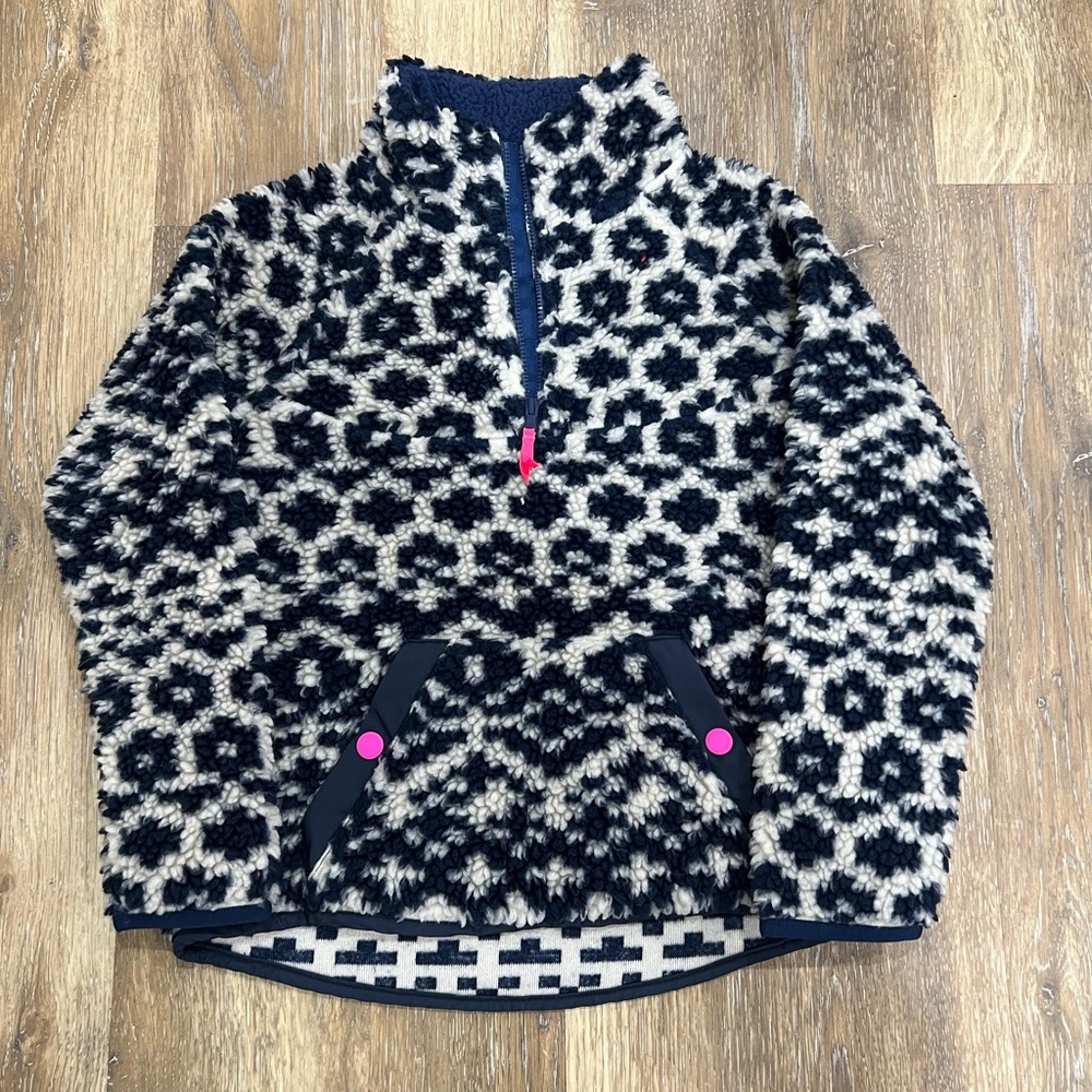 Vineyard Vines Kids Sweater - Navy and Cream